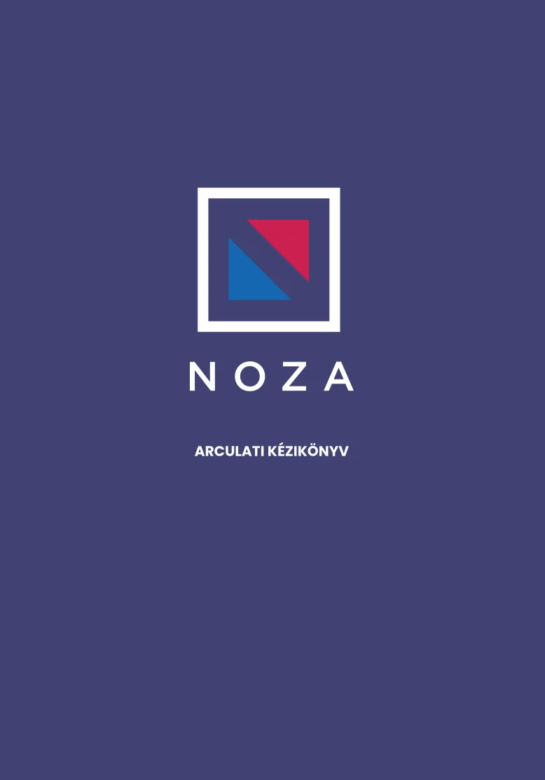 NOZA arculati kézikönyv, borító